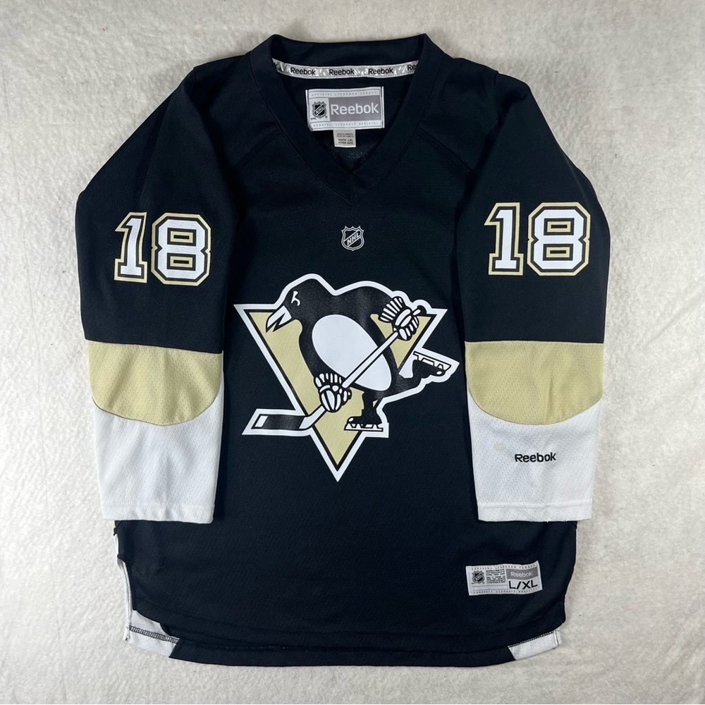 James Neal #18 Pittsburgh Penguins Reebok NHL Hockey Jersey Size Youth Large XL